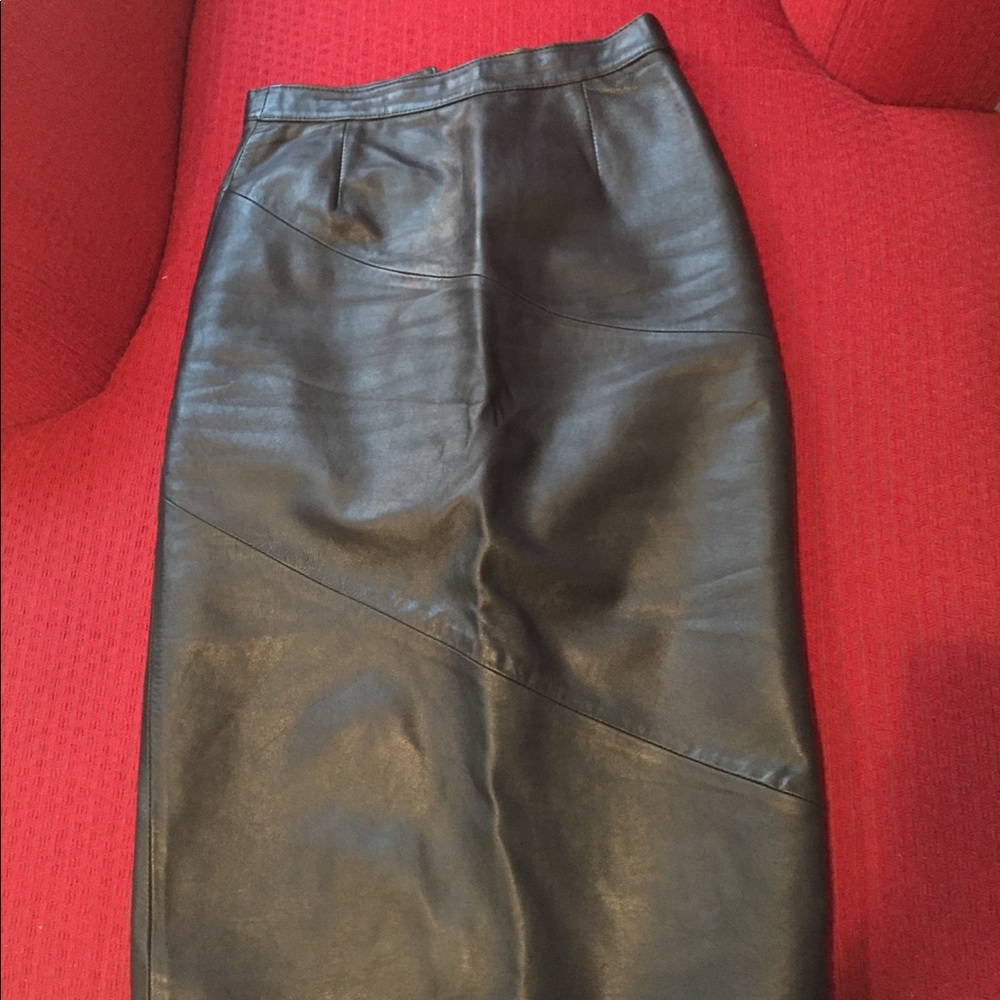 Leather Skirt